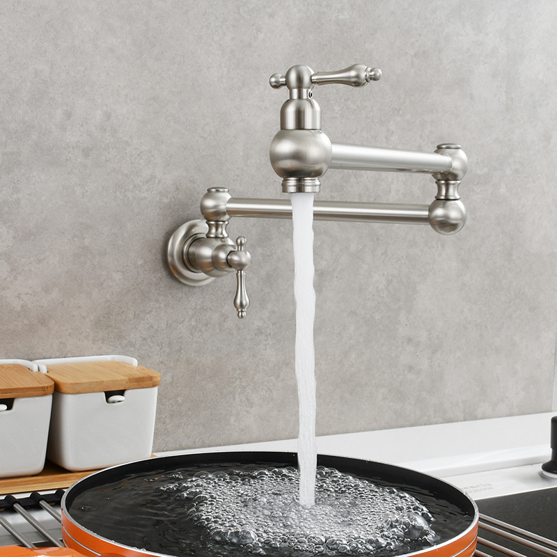 Wall Mounted Foldable Kitchen Faucet