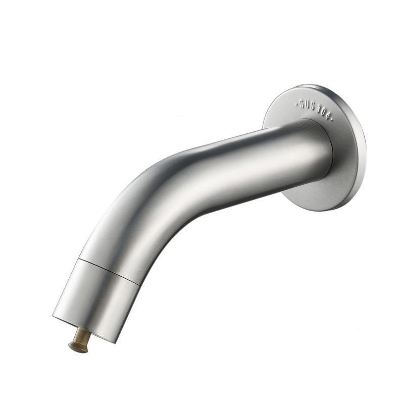 Commercial Medical Bathroom Self-closing Design Single Cold Faucets Taps