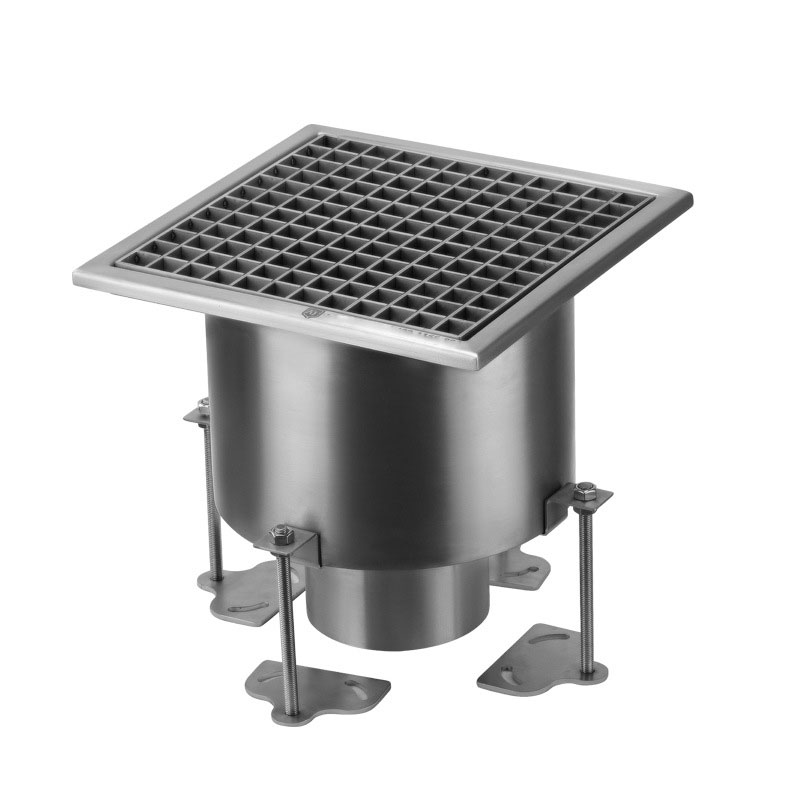 316 304 multi-specification square adjustment industrial floor drainage