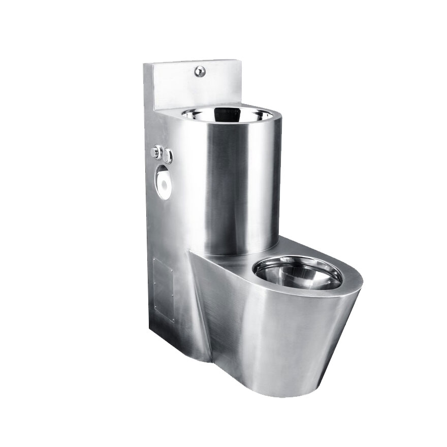 Security Combination Toilet with Front Toilet Pan