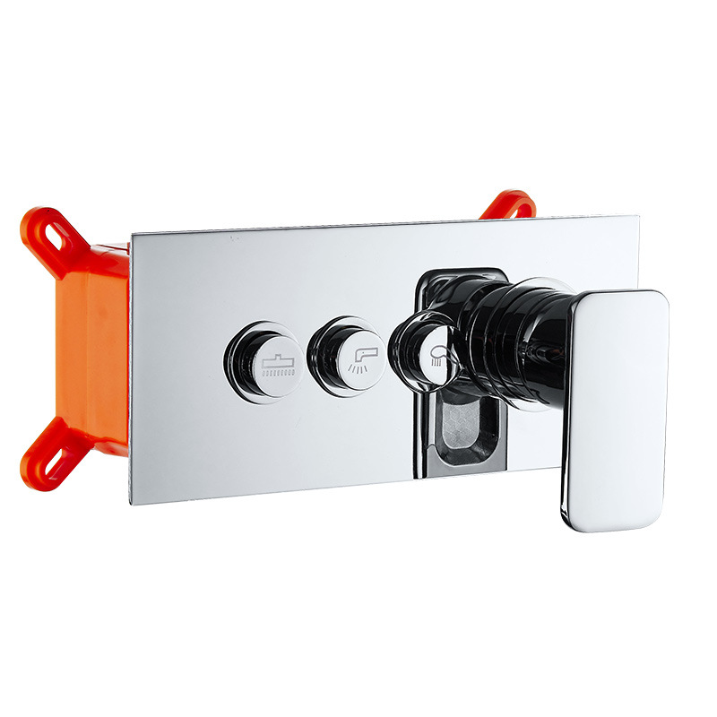 Horizontal Arrangement Three Water-Out Concealed Shower Valve