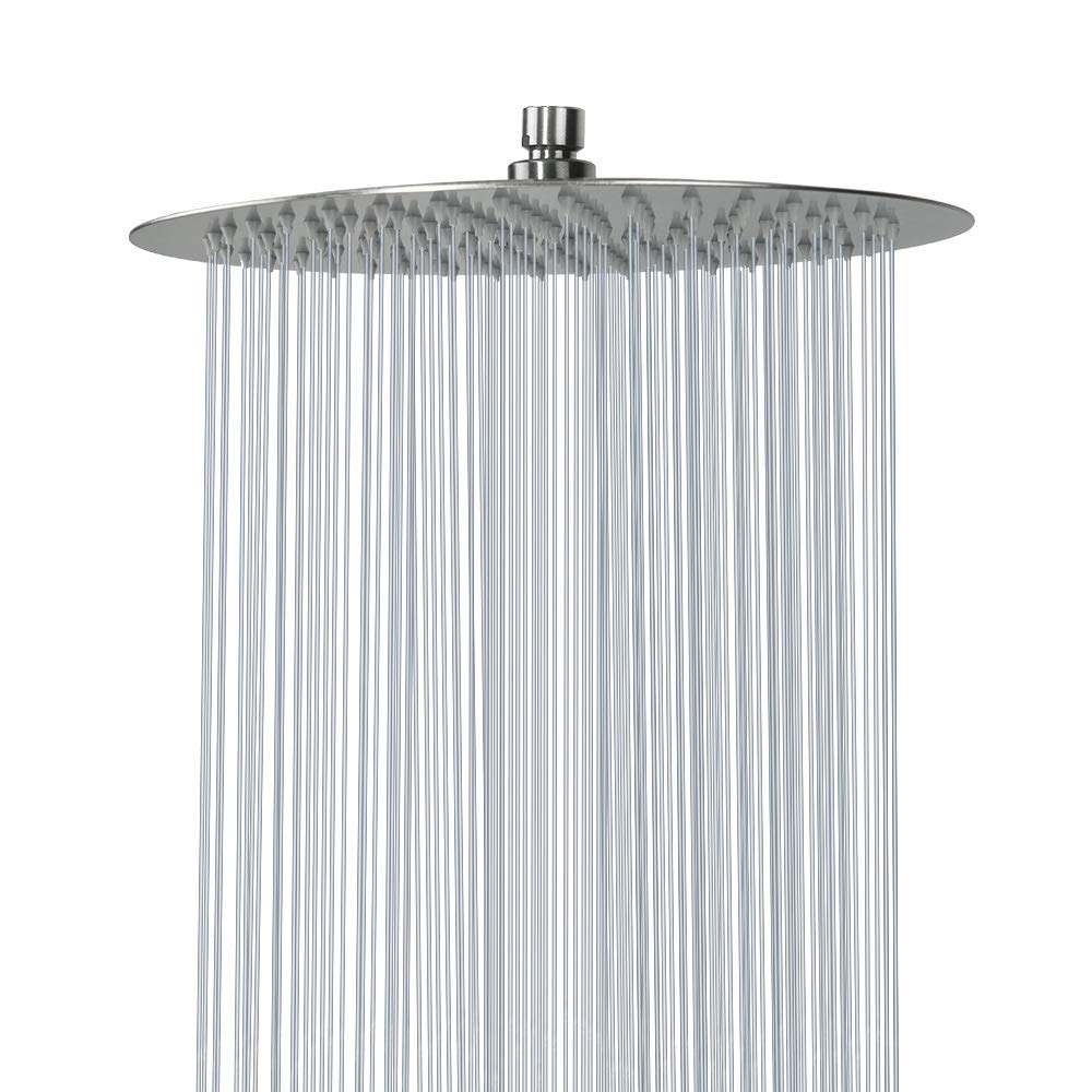 Ultra-Thin Design-Pressure Boosting 304 Stainless Steel Showerheads with Silicone Nozzle