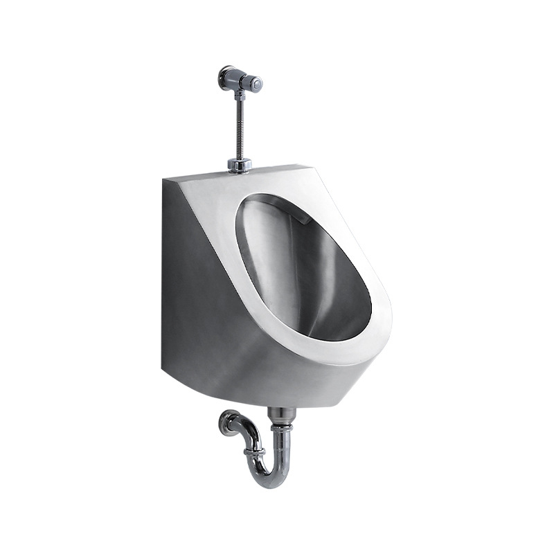 Wall-Mounted Stainless Steel Urinal